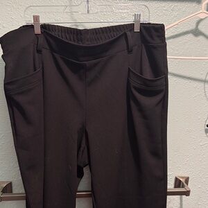 Maurices Black Stretch Waist Pants